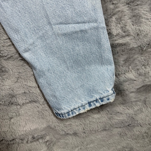 Chic Blue High Rise Tapered Jeans Vintage Look - Picture 10 of 14